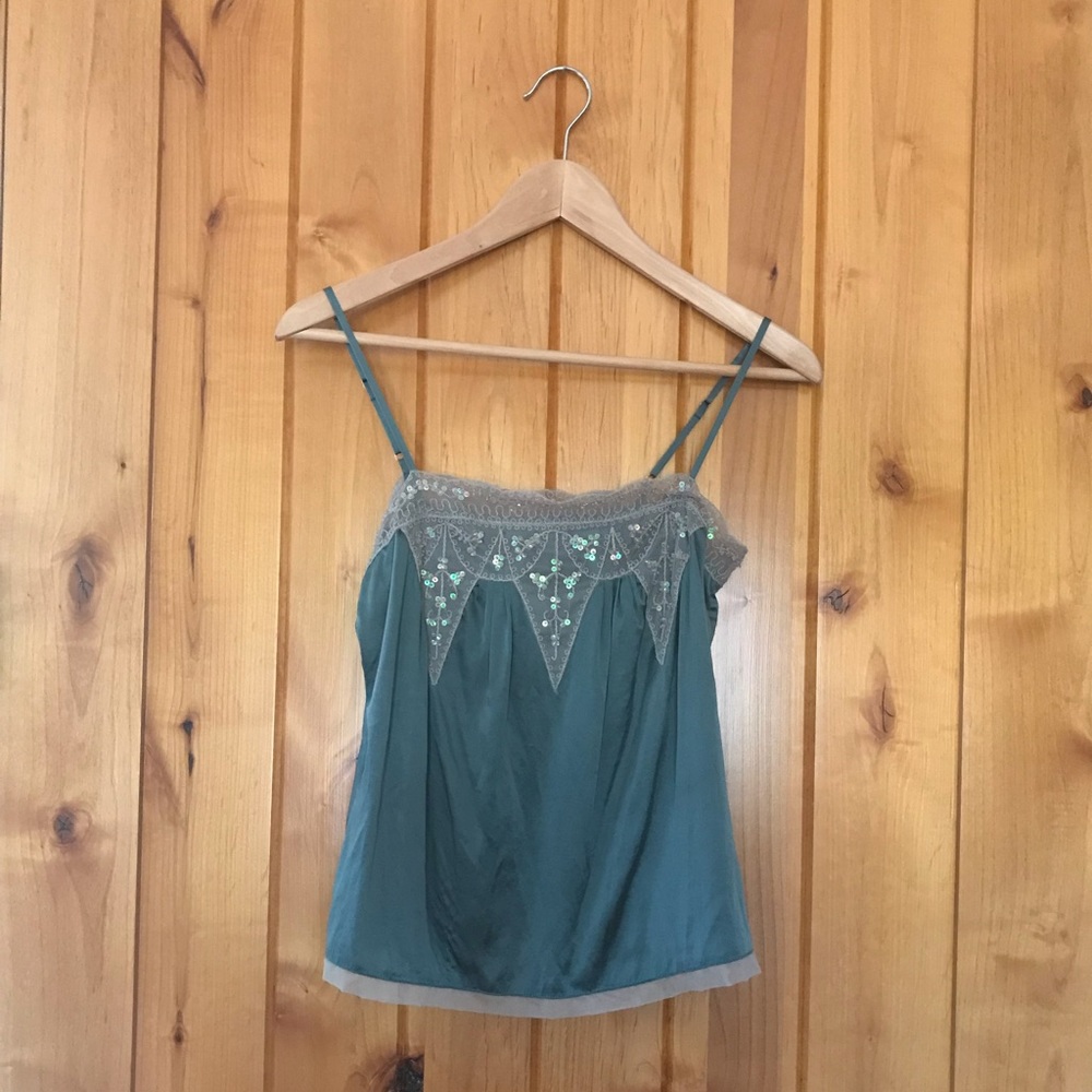Moda International silk beaded cami
